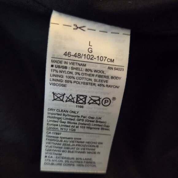 Banana Republic Wool Blend Bomber Jacket Grey - Picture 5 of 5